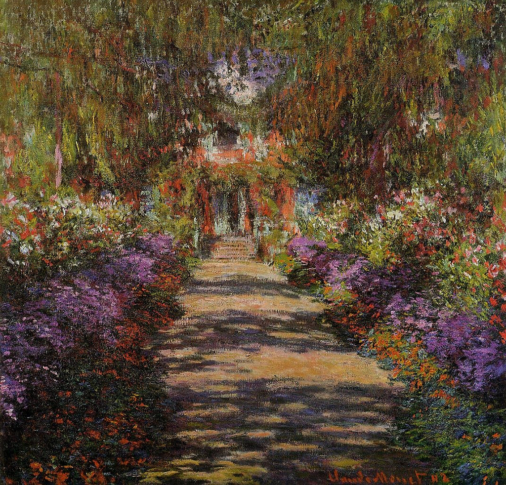 art and the garden at Giverny: Monet's beautiful painting and garden
