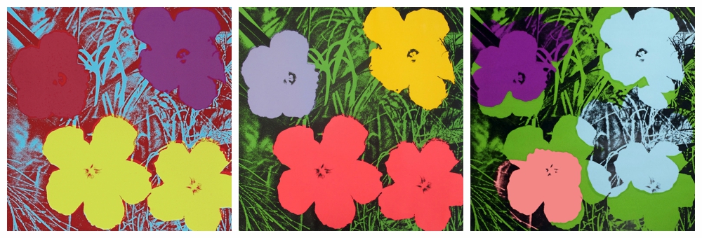 Flowers by Andy Warhol - Rosewood shares flower garden art for 2021