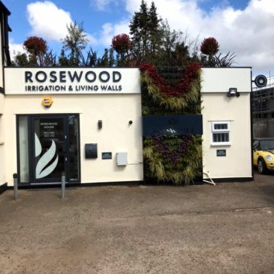 Improve your car park with a Rosewood living wall