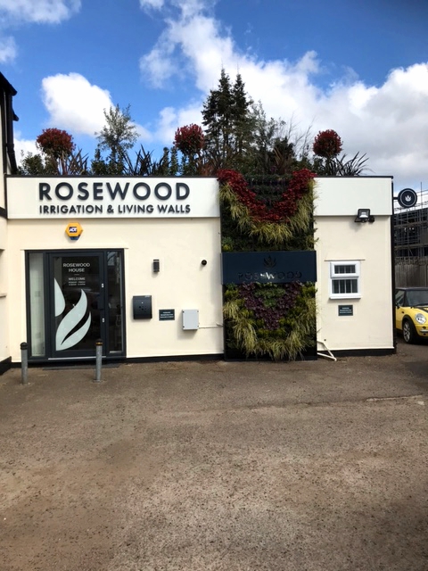 Improve your car park with a Rosewood living wall